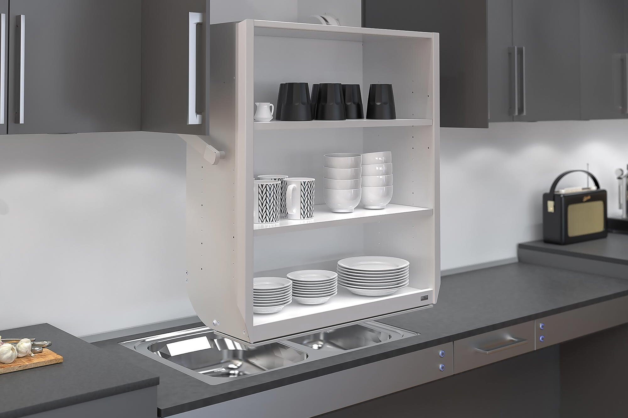 Schrankeinsatz Küche