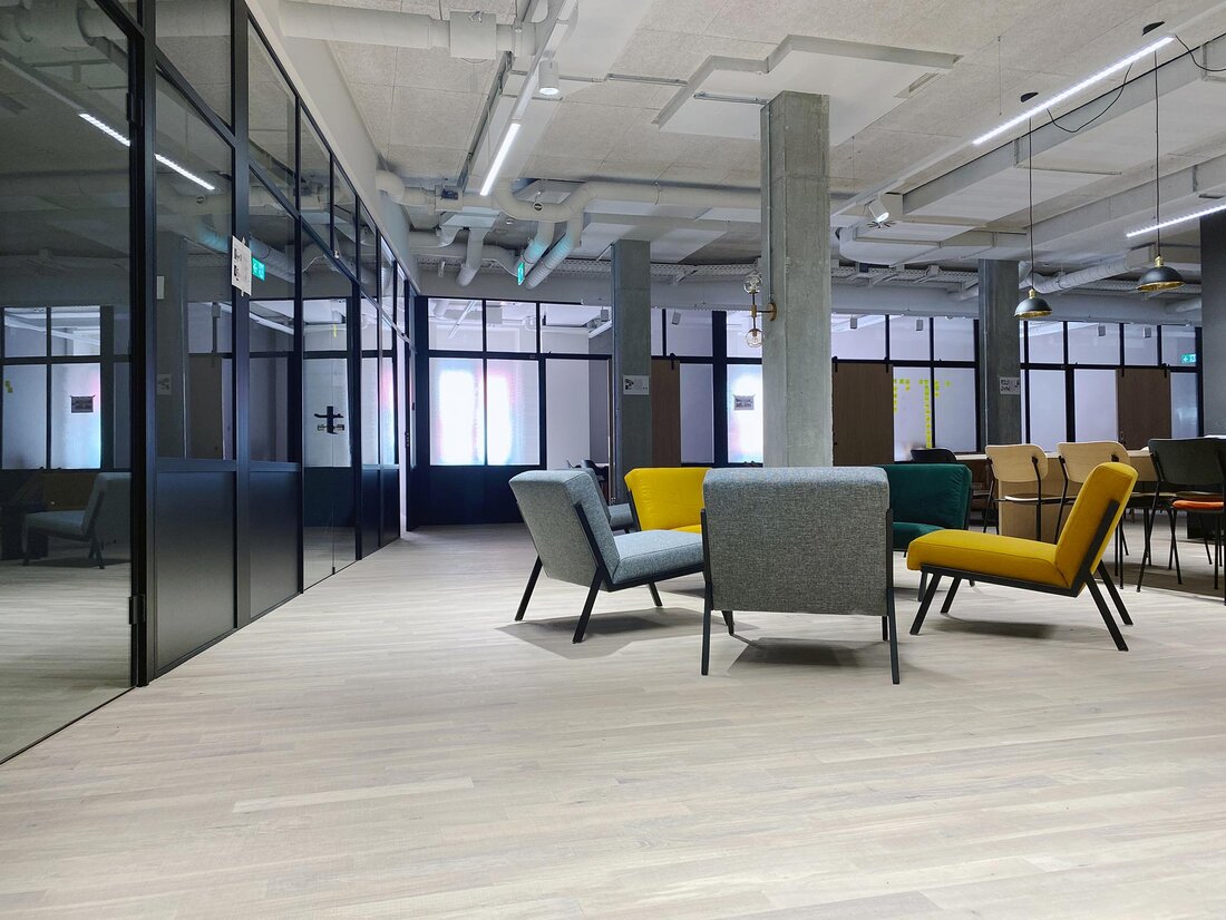Glaswände im Büro