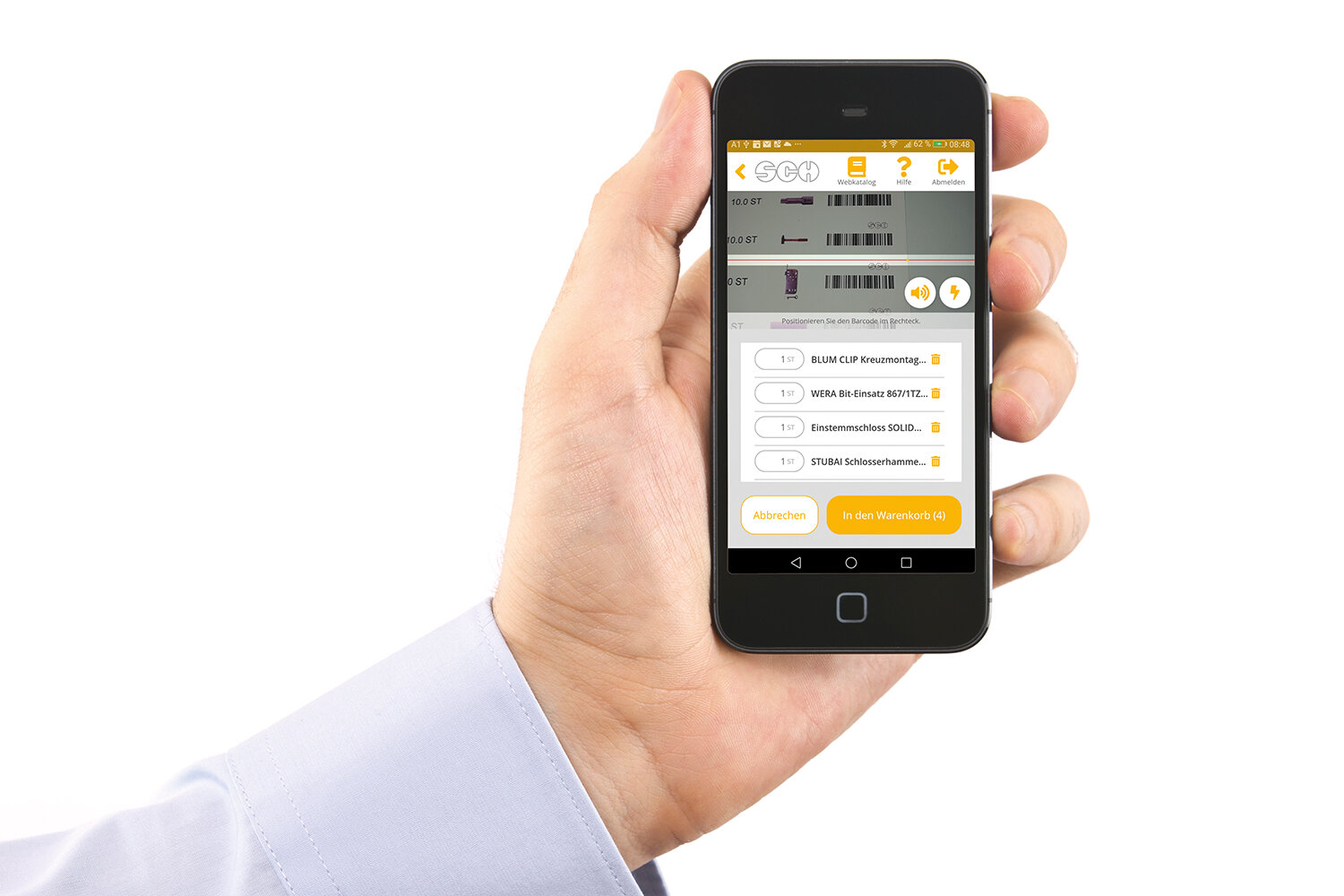 Nova aplikacija "Schachermayer Scan"