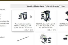 Z izboljšano funkcijo iskanja, se vam pregledno prikažejo ustrezni rezultati. © SCH